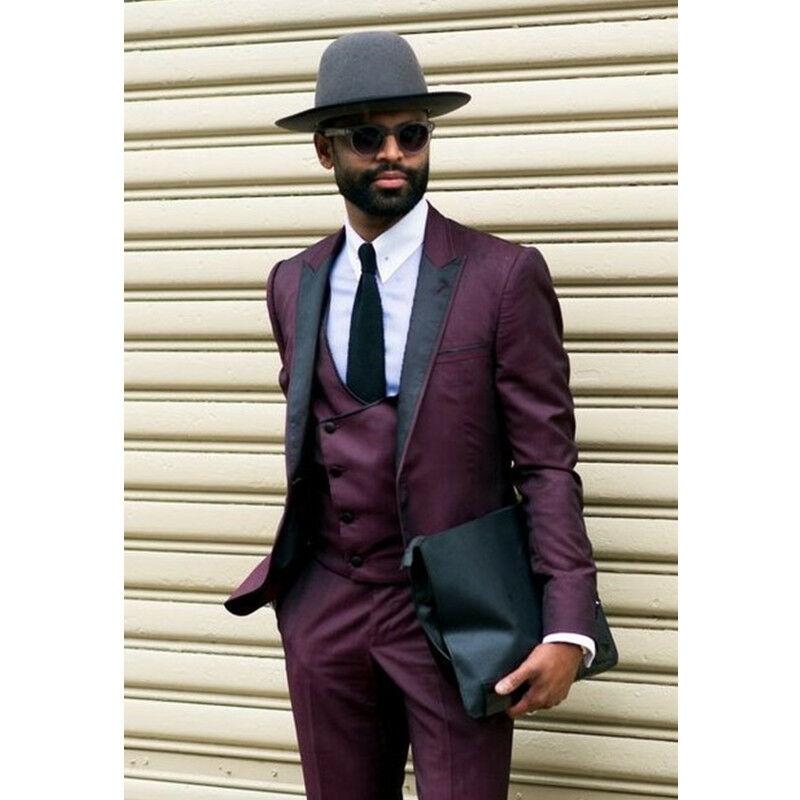 

Men's Suits & Blazers Classic Formal Men Suit Casual Style Tuxedo 3 Piecesfor Tailored Customize For Color Size, Picture shown