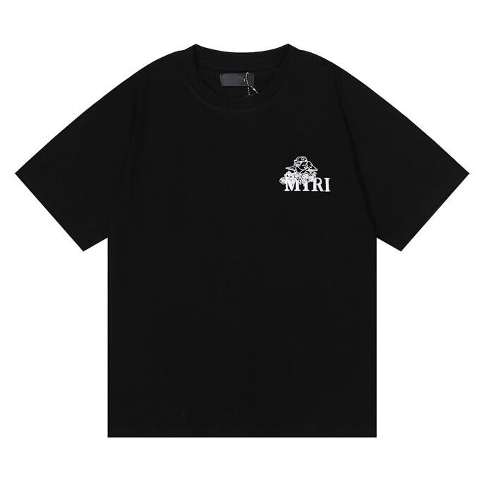 

23SS Designer Letter Printed T Shirts Tee Sweatshirt Fashion High Street Short Sleeves Summer Casual T-Shirt Breathable Men Women Crew Neck Tees Dresses fo Wome 9983, Black