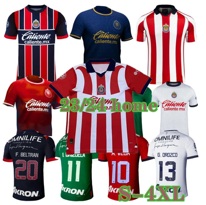 

23 24 MX Chivas Soccer Jerseys I. BRIZUELA Guadalajara 2023 A. VEGA G. SEPULVEDA J. ANGULO F. BELTRAN L. OLIVAS J. MOLINA 200 anniversary Men Football Shirt S 4XL 999, 15