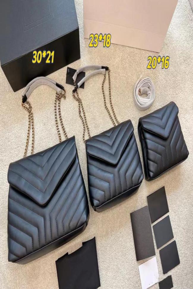 

Women039s crossbody bag YS LOU classic designer fashion dinner tote handbag Twill large mini leather chain bags9637886, Sky blue