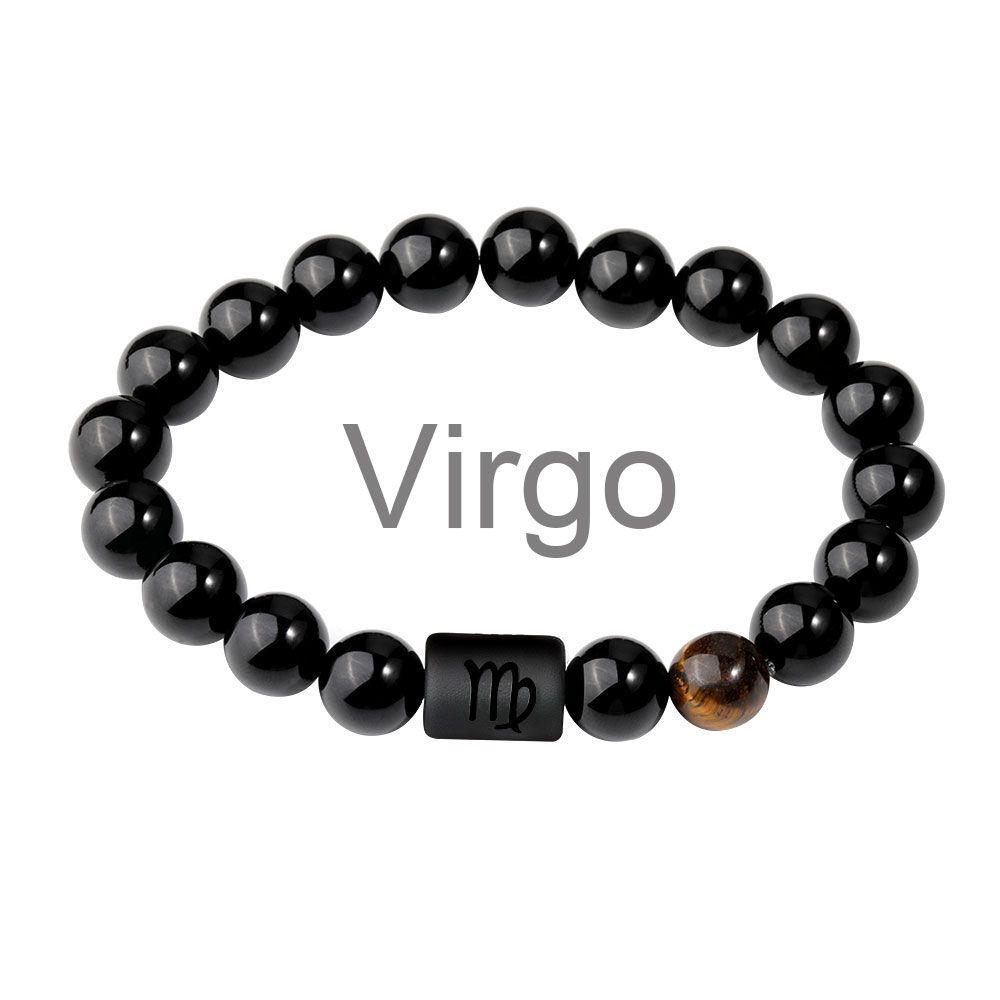 

Beaded 12 Zodiac Bead Men Bracelets Vintage Constellation Horoscope Sign Jewelry For Women Drop Delivery Dhcwe