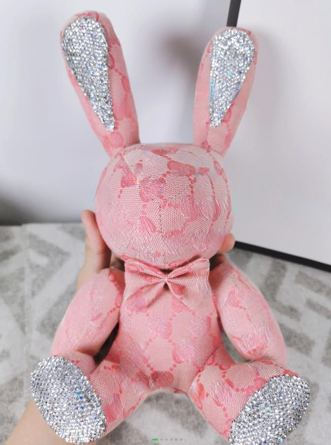Porte-clés lapin bricolage, ornements à la mode, perceuse à pointe de haute qualité, petit 30CM/grand 38CM, détails parfaits