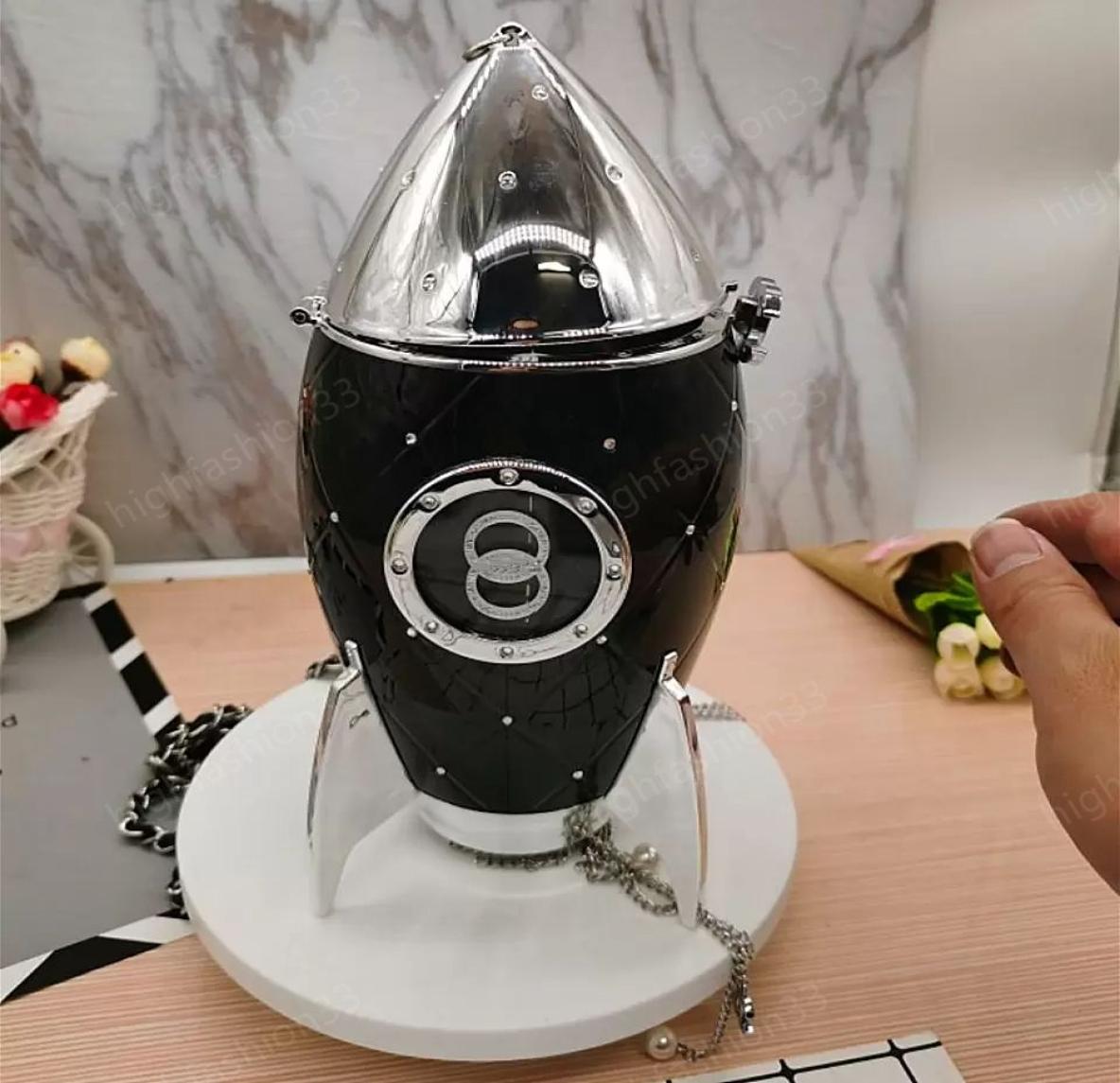 

COCO Rocket satchel Bucket bag Crossbody Artificial Diamond tassels Bag Evening Designers Shoulder Bags Fashion Luxurys Womens Lad2335861, Red