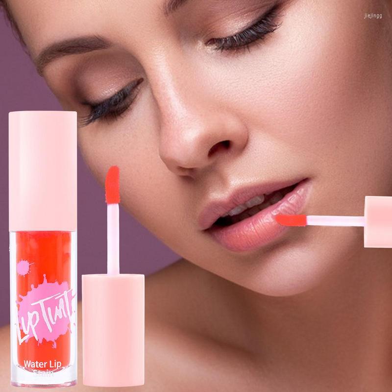 

Lip Gloss Water Stain Long-lasting Non-sticky Textures Makeup Moisturizer 1pc Portable Plumping & Hydrating Gift, Type 1