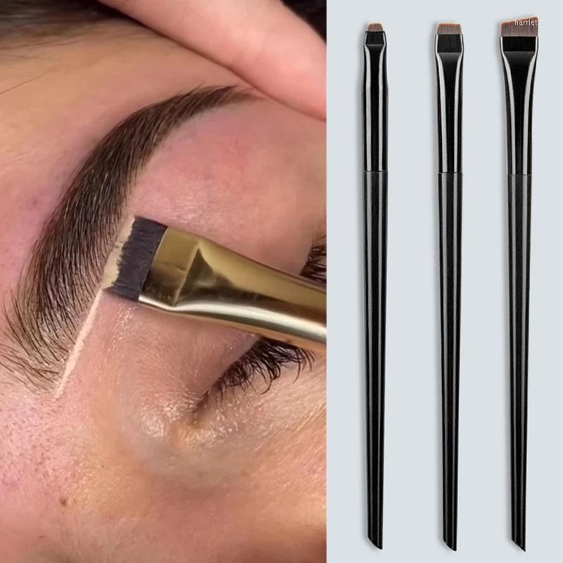 

Makeup Brushes 3/1 Pc Blade Eyeliner Brush Eyebrow Portable Mapping Tool Brow Lamination Fine Eye Liner Tools