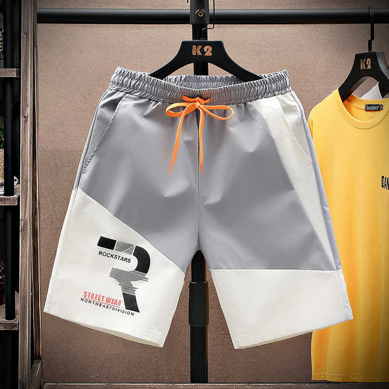 

Ice Silk Shorts Men's Capris Summer Thin Loose Outerwear Big Pants Zichao Brand Quick Dried Middle Pants Casual PantsU55G, 8888 khaki