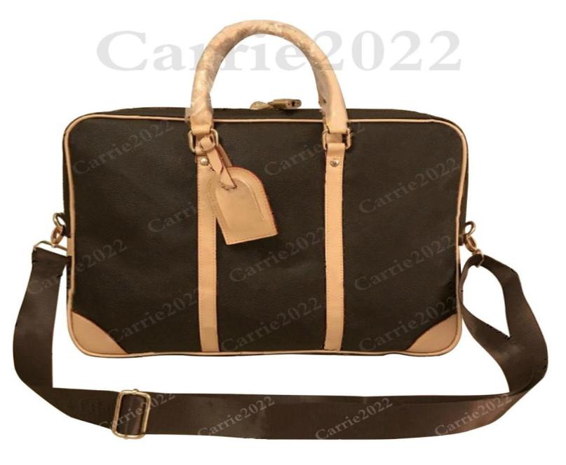 

High quality luxury Men Shoulder Briefcase Black Brown Leather Handbag Business Men Laptop Bag Messenger Bag3030510