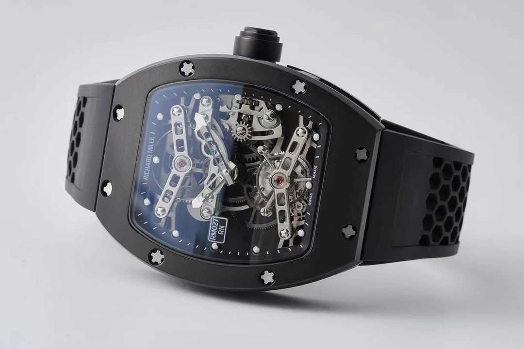 

RM027 SUPERCLONE Active tourbillon Superclone Watches Wristwatch Designer Luxury Mens Mechanics Watch Richa Milles Wristwatch Brand Black Ntpt Carbon Fiber Skel