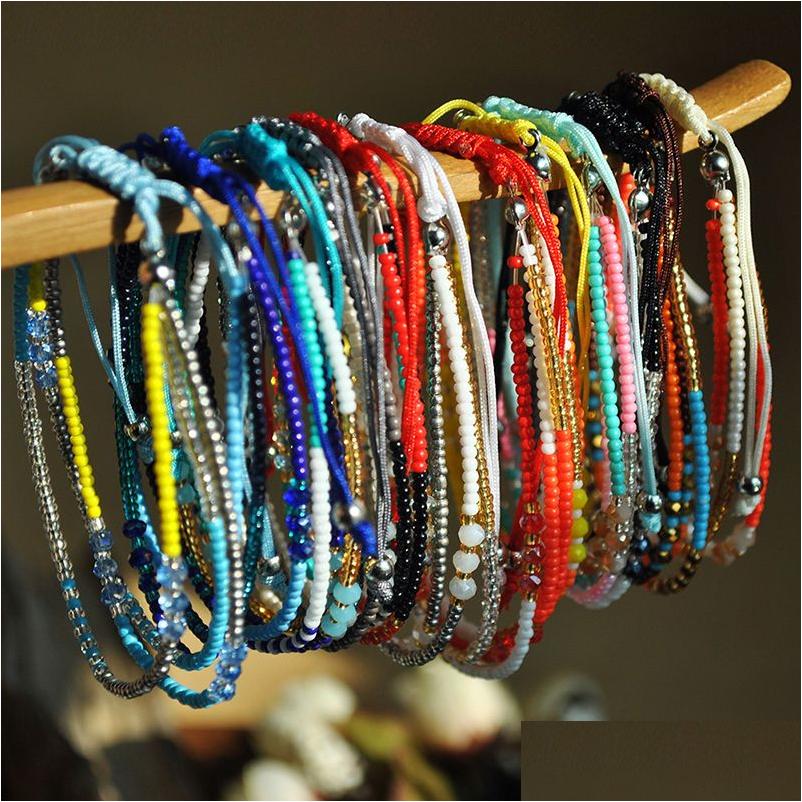 

Beaded Colorf Rice Beads Braided Bracelets Bohemia Bracelet Friendship Fashion Accessories Drop Delivery Jewelry Dh9I6