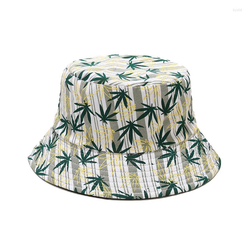 

Berets Hat Women's Pattern Double Sided Fisherman's Men's Outdoor Sunscreen Casual Lovers Basin Fashion, Yellow