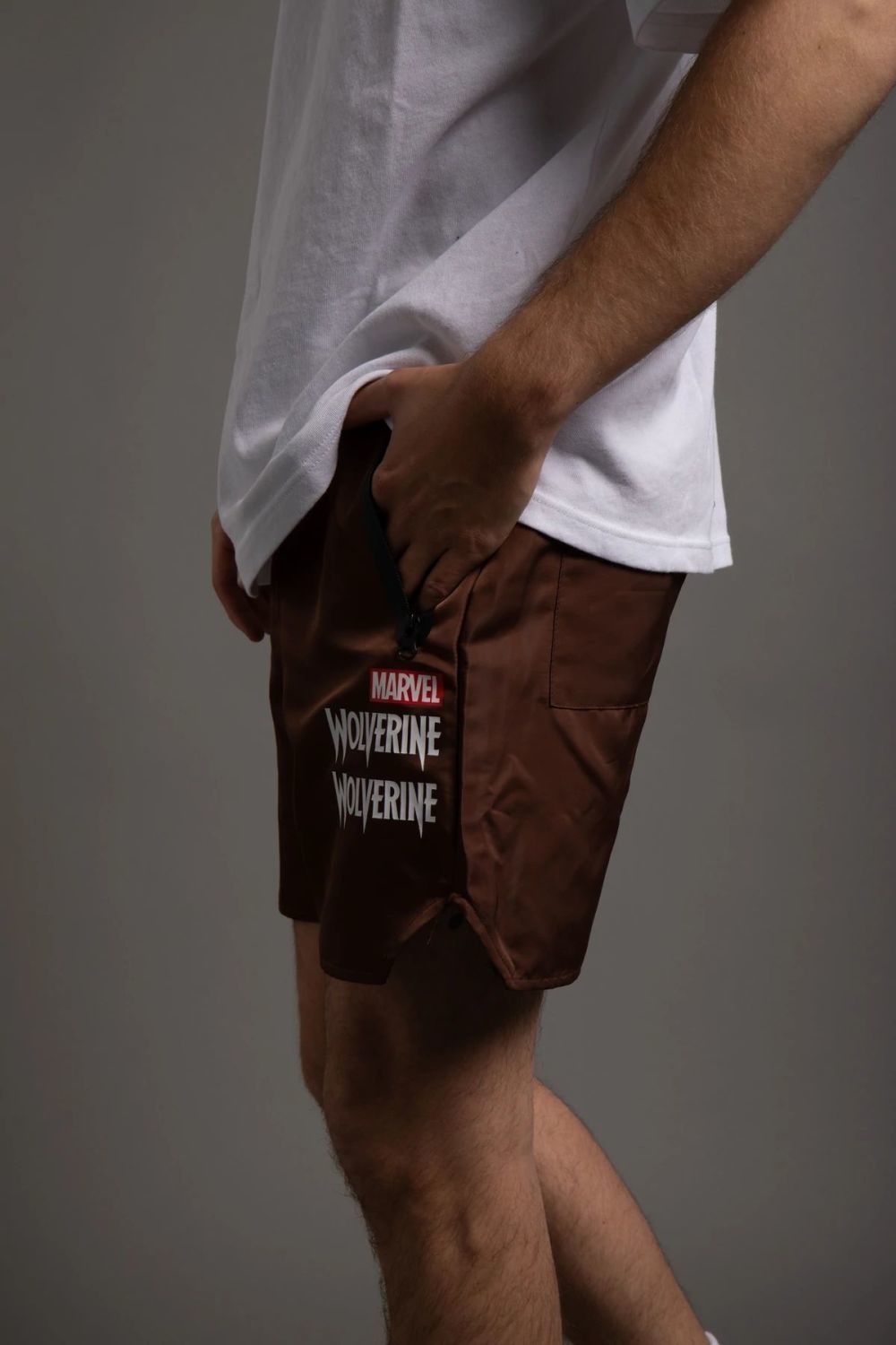 

Mens Shorts Summer Fitness Training Running Short Breathable Sweatpants, Brown