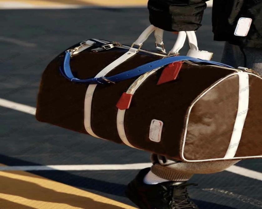 

M45587 M20558 KEEP BASKETBALL X 55 Bag Mens Luggage Tote Leather Monograms Night Starry Sky Women Canvas Large Capacity Vintage Lu4613594, Plum