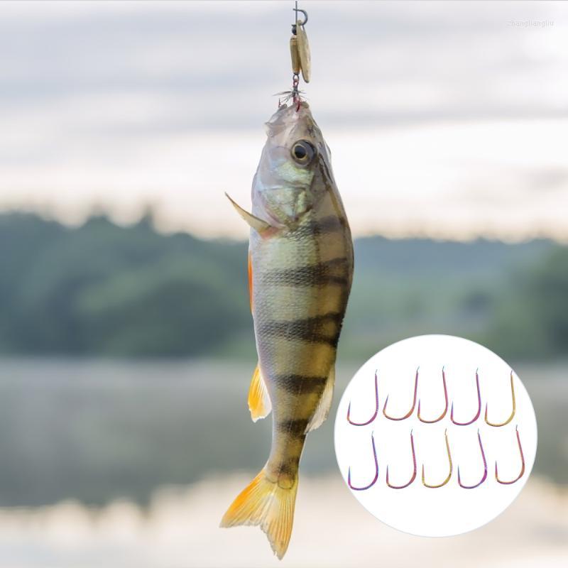 

30pcs Carbon Steel Fishing Hooks Strong Sharp Fish Hook For Freshwater Seawater