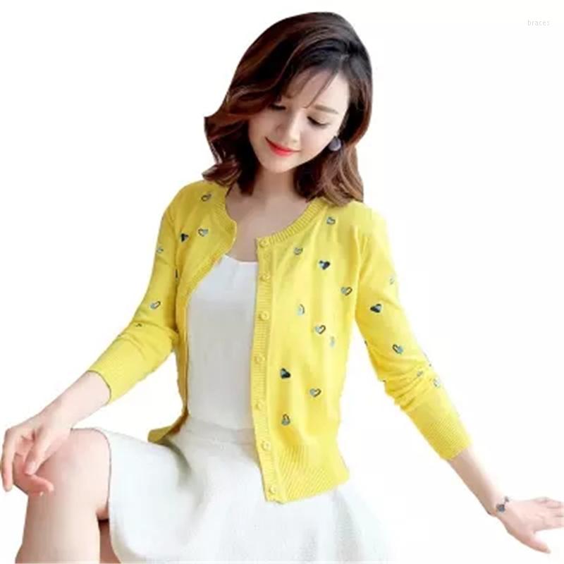 

Women' Knits Spring Autunmn Big Size Women Sweater Casual Knitted Cardigan Loose Large Winter Female Knitted-sweater Embroidery TopsBD14, Blue