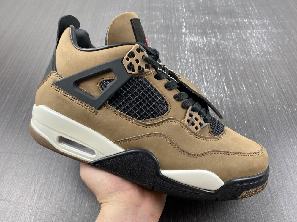 

Top 4s Basketball Shoes TS Cactus x Jumpman 4 IV 4s Brown Designer Sports Sneakers Shoes Ship With box