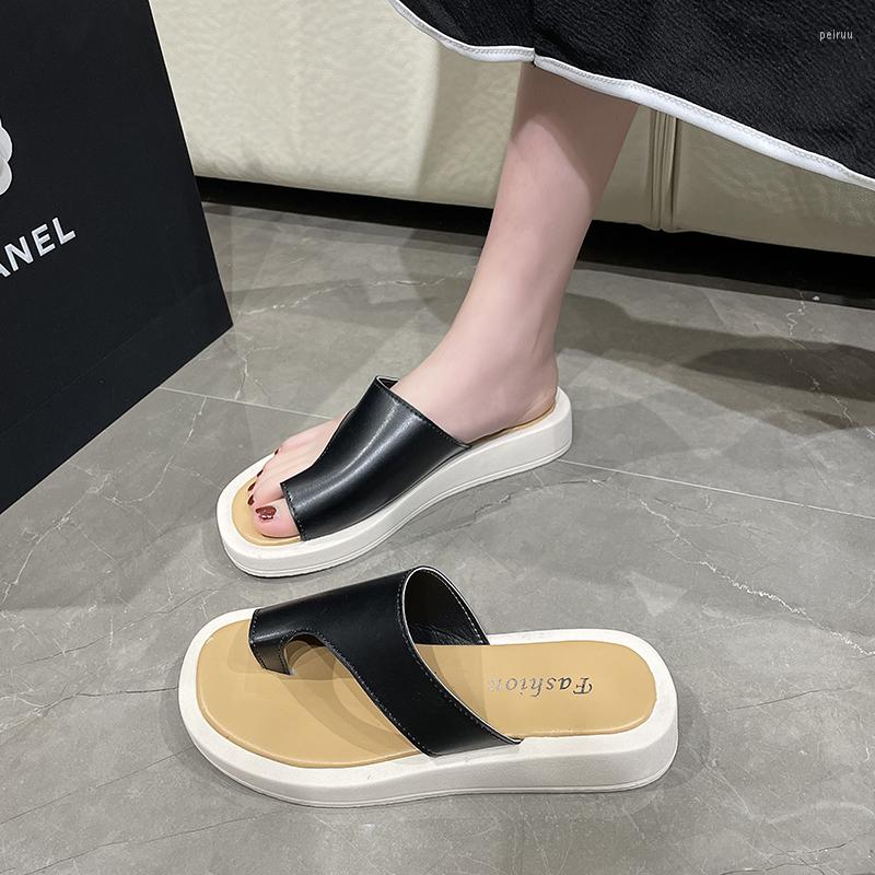 

Slippers Summer Sandals Women's 2023 Fashion Designer Flat Soft Sole Shoes Breathable Beach, E2300-white