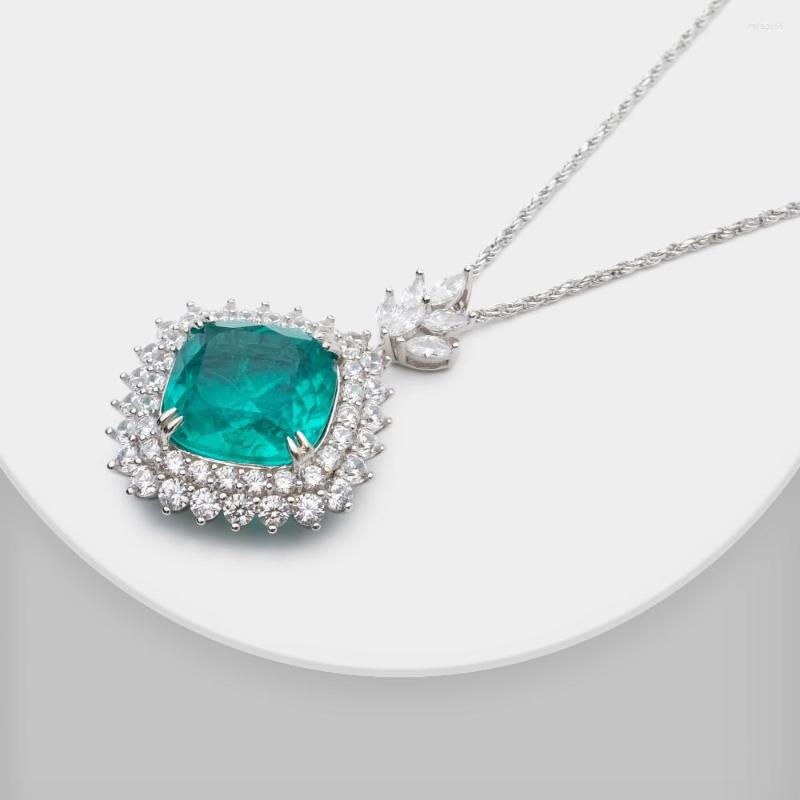 

Pendant Necklaces Amorita 3 Colors Sterling Silver 925 Necklace Choker Gemstone For Women Fine Jewelry Party Gift