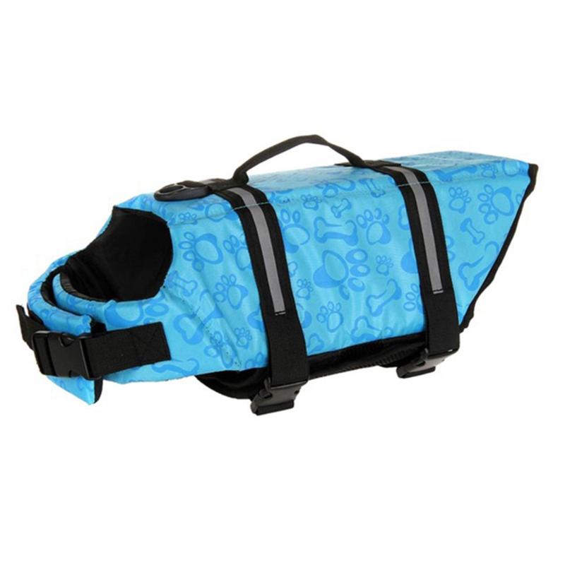 

Life Vest & Buoy Dog Pet Lifesaver Preserver Swimsuit For Swim Pool Beach Boating