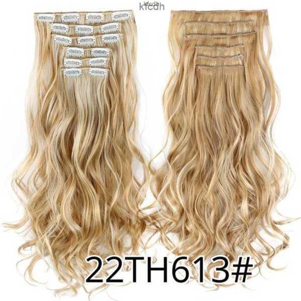 

Synthetic Hair Clip Hairs Extension Clips for Women 6pcs/set Fake Hairpiece Wholesale in Bulkb1k6