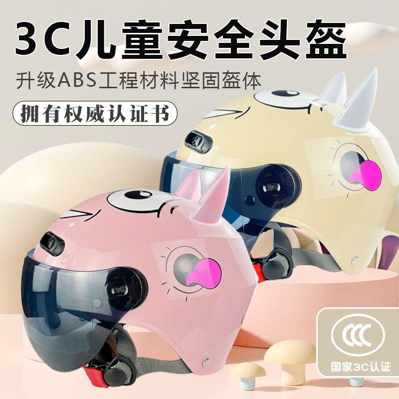 

Motorcycle Helmets Electric Baby Safety Helmet Summer Boys And Girls Cute Half