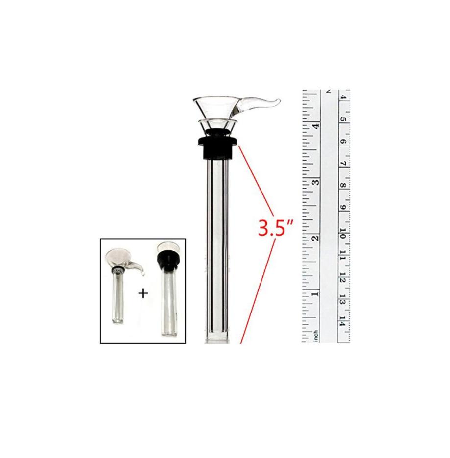 

Various Size Replacement Slider Smoking Downstem with Handle and Silicone grommet For Water Pipes Base beakers8476162