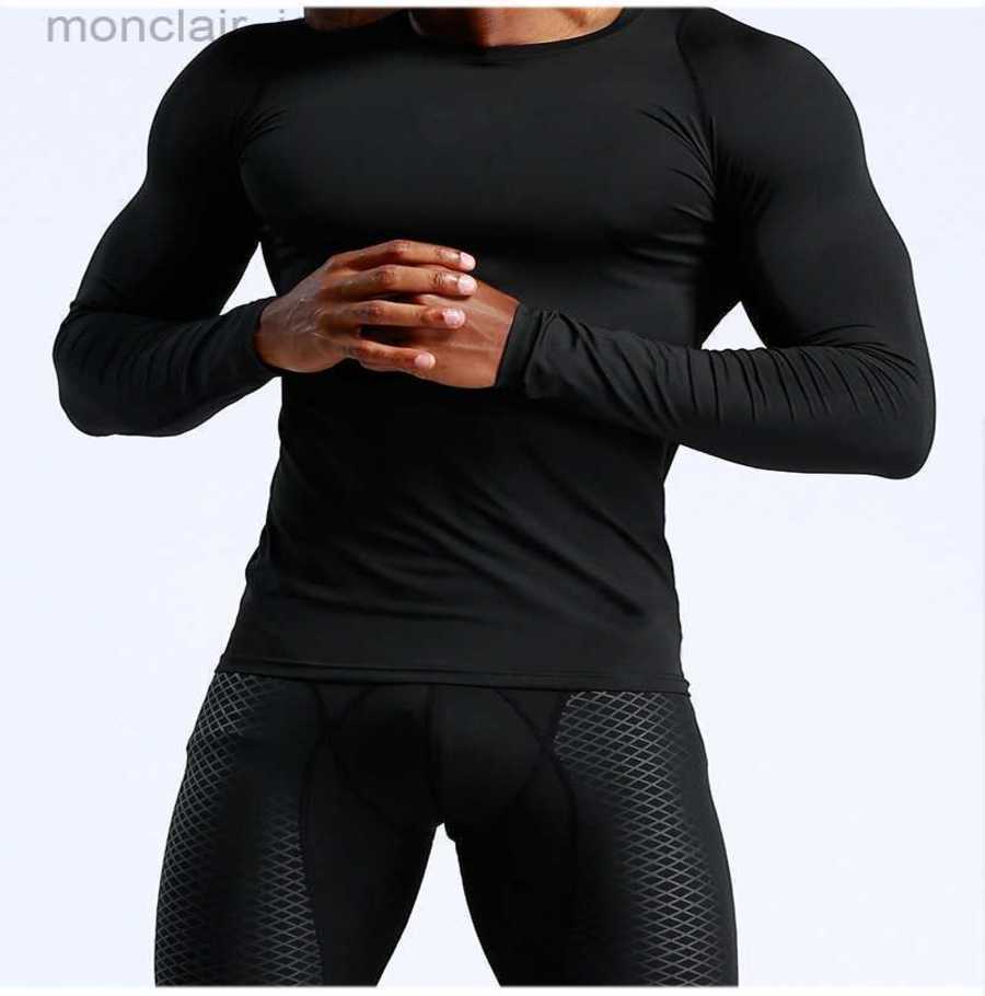 

Designer Mens Sports Tshirt Top Luyoga 62 Mens Autumn and Winter Sports Fitness Running Yoga Soft Breathable Quick Drying Underwear Long Sleeve Bottomed Shirt Tshir, Black