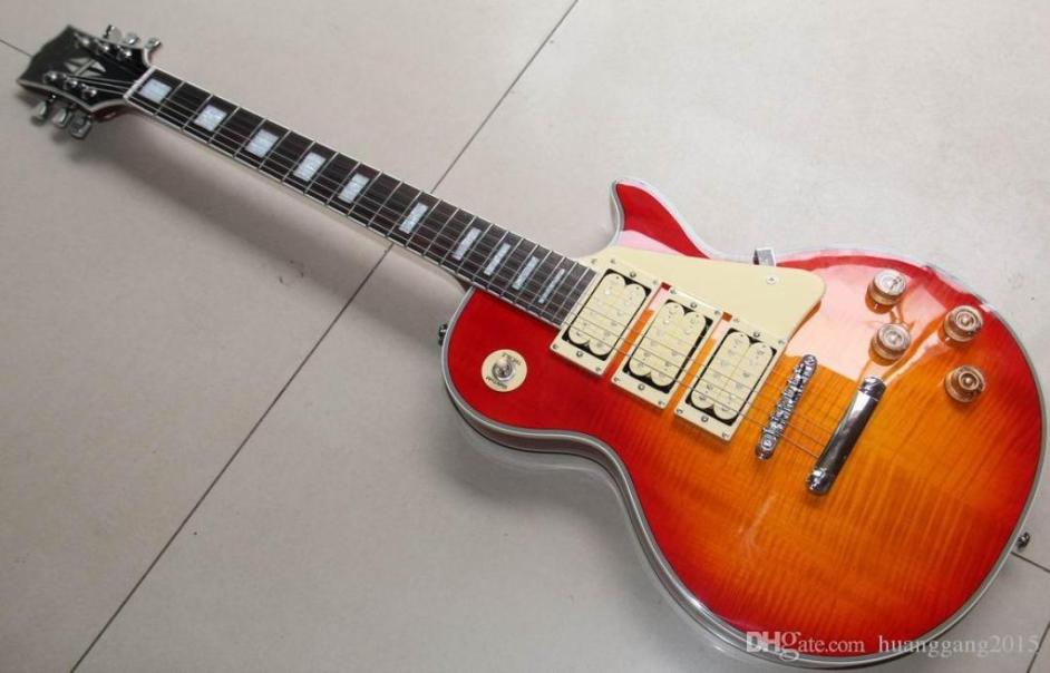 

Whole New Arrival Cibsonlpcustom Ace Frehley 039Budokan039 Electric Guitar Rosewood Fingerboard solid body in CherrySunb1206128