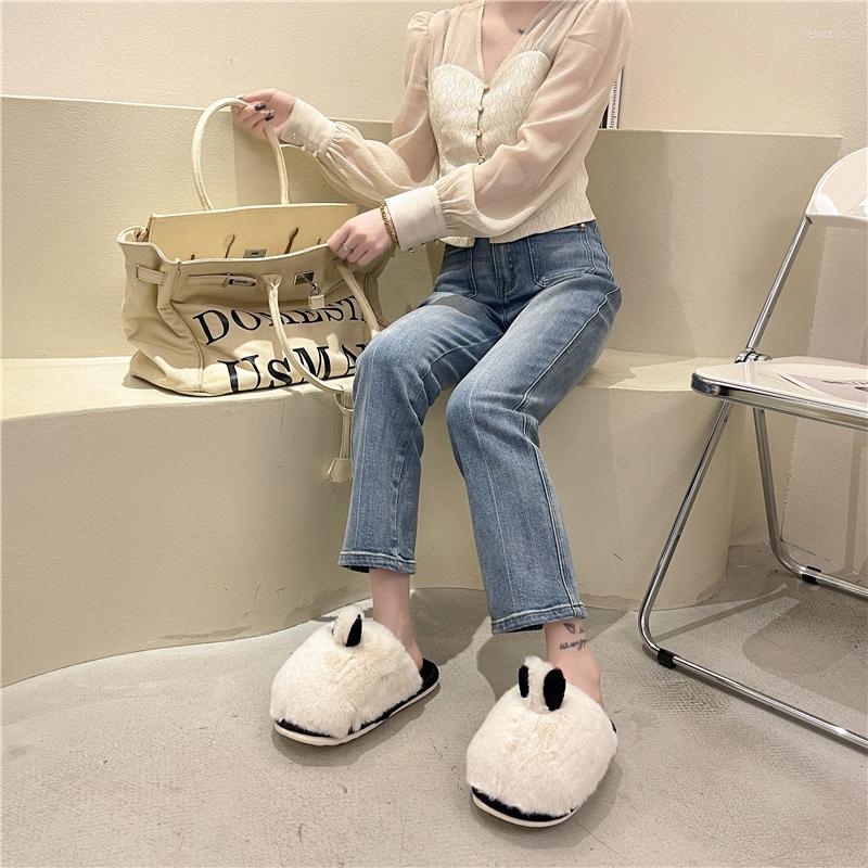

Slippers 2023 Fashion Girls Cute Solid Color Soft Bottom Home 2621