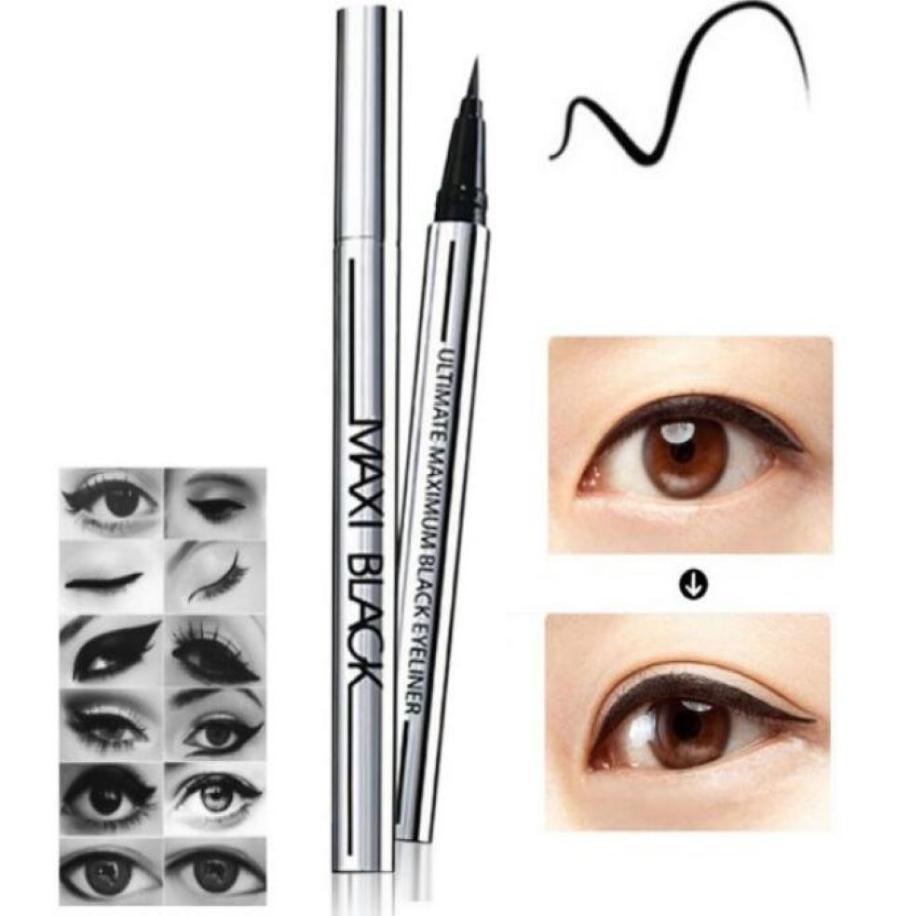 

Whole Beauty Black Waterproof Liquid Eyeliner Pen Eye Liner Pencil Makeup Cosmetics Maquiagem1545343, Army green