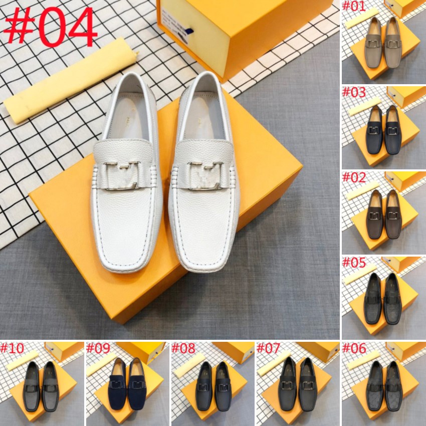 

Designer Men Loafers Summer Casual Shoes Men Breathable Genuine Leather Loafers Trend Lazy Loafers Slip on luxurious Italian Moccasins, #25