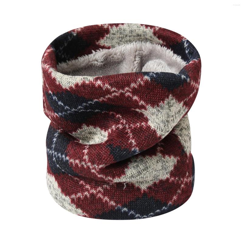 

Scarves Winter Scarf Neck Warmer Gaiter Men Women Cold Weather Knit Warm Fleece Ski Tube Circle Windproof Gift