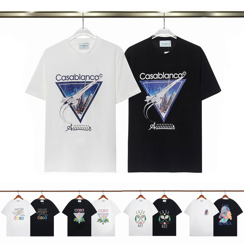 

23ss Mens T shirt Designer Casablancas Shirt Man S Womens Tshirts With Letters Print Short Sleeves Summer casa T-Shirts Men Loose Tees S-3XL