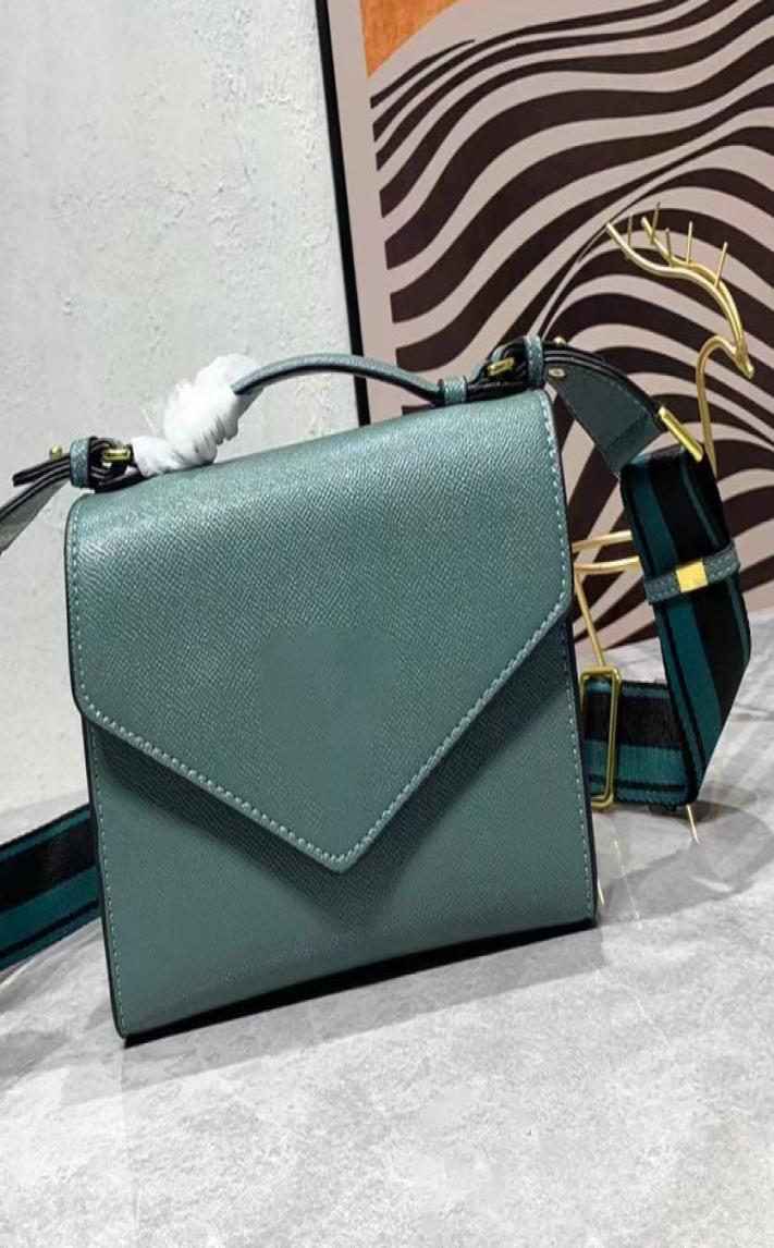 

2022 Monochrome Saffiano and leather bag shoulder crossbody messenger composite ladies wallet purse embroidered logo shoulder stra4847262, Sky blue