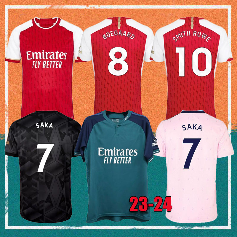 

22/23/24 Gunners G.JESUS Soccer jerseys 2023 ARsen THOMAS TROSSARD NKETIAH TIERNEY SMITH ROWE Shirt SALIBA ODEGAARD SAKA MARTINELLI Football kids kit Uniforms, Icon