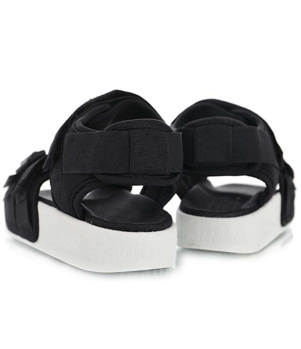 

Adilette Summer wild casual wear sandals quotblack and whitequot Solid color soles logo Logo Summer outing Outdoor pl1110427, Red