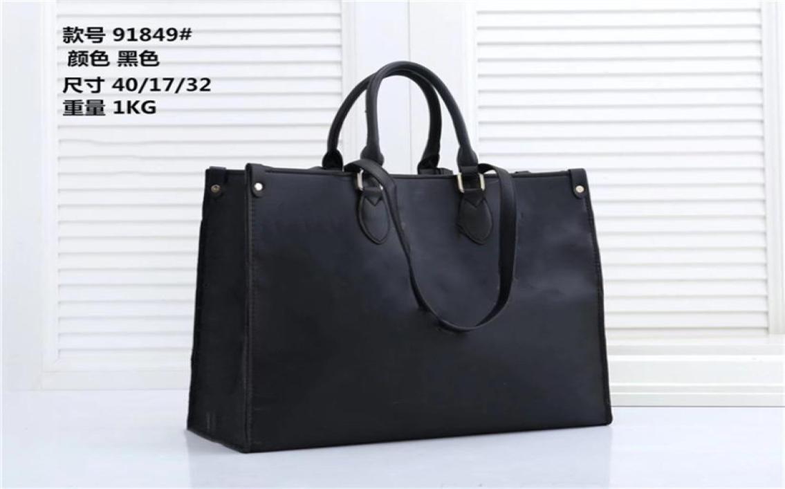 

Designer Handbag On The Go MM GM Totes Bag Sunrise Luxury Handbags Embossed PU Leather Canvas Flower Print By Pool Fashion Shoulde4829058, Red