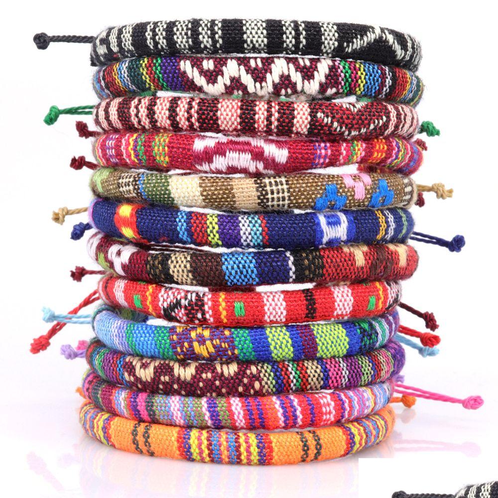 

Other Bracelets Colorf Friendship Bracelet Bohemian Woven Womens Vacation Fashion Accessories Drop Delivery Jewelry Dh6H7