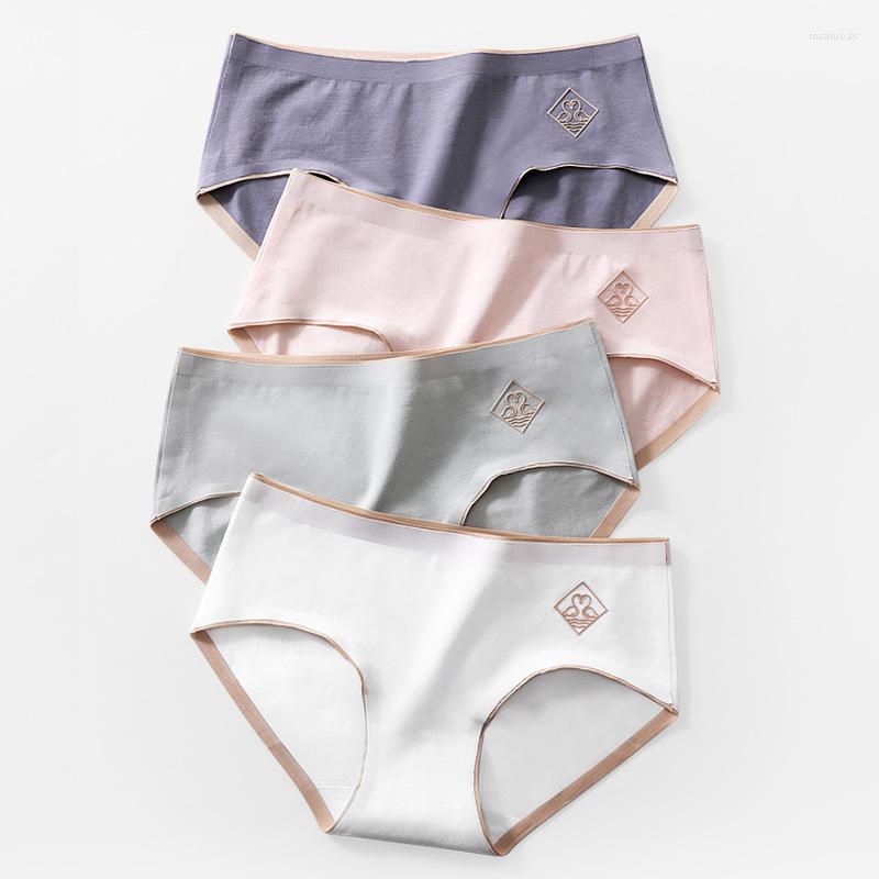 

Women's Panties RMW Seamless Women's Underpants Cotton Woman Sexy Tanga Soft Comfort Female Underwear Ladies Intimate Lingerie Briefs, Black orange lpurple