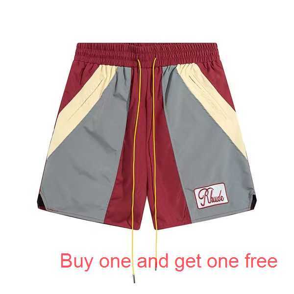 

Rhude Designer Shorts Mens Fashion Beach Trousers Sports Fitness Luxury High Quality Casual Versatile Quick Drying Eur Size 4 3EQD, 3-3