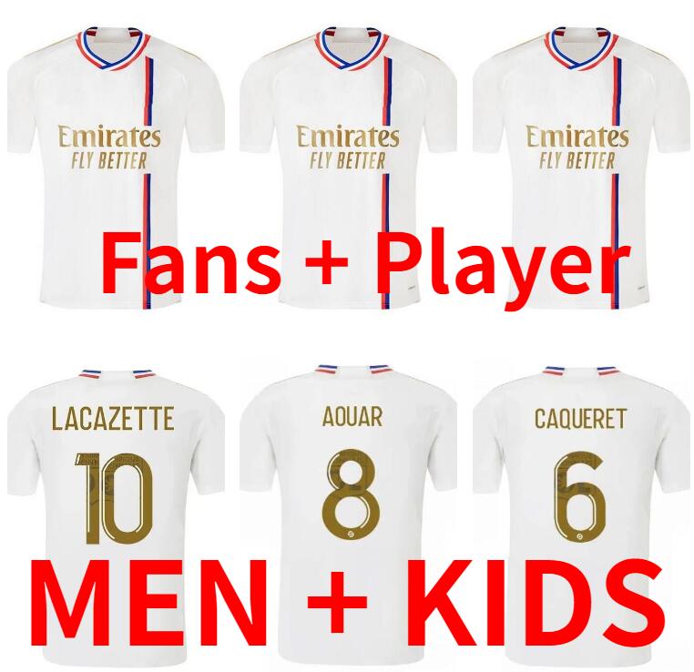 

23 24 Lyon player Fans version soccer jerseys 2023 2024 Lyonnais Jersey Maillot de foot OL football shirts TOLISSO Kadewere TETE TRAORE L.PAQUETA AOUAR men kids kits