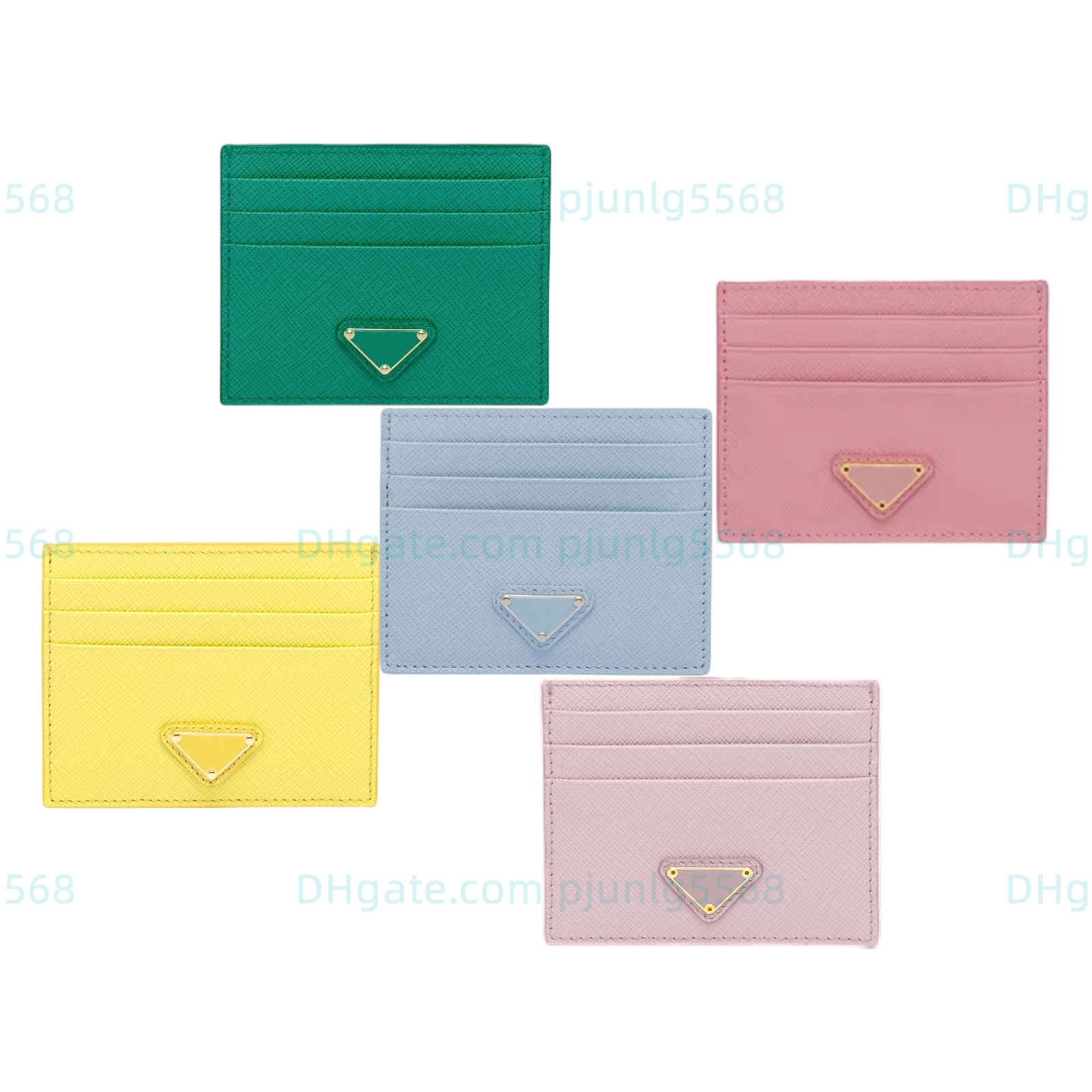 

High Quality True Leather cultch bags Fashion Womens Key Ring New Ladies Men Pure High End Wallet Luxury Designer Card Holders Genuine Leather Purse with box, 2-pink