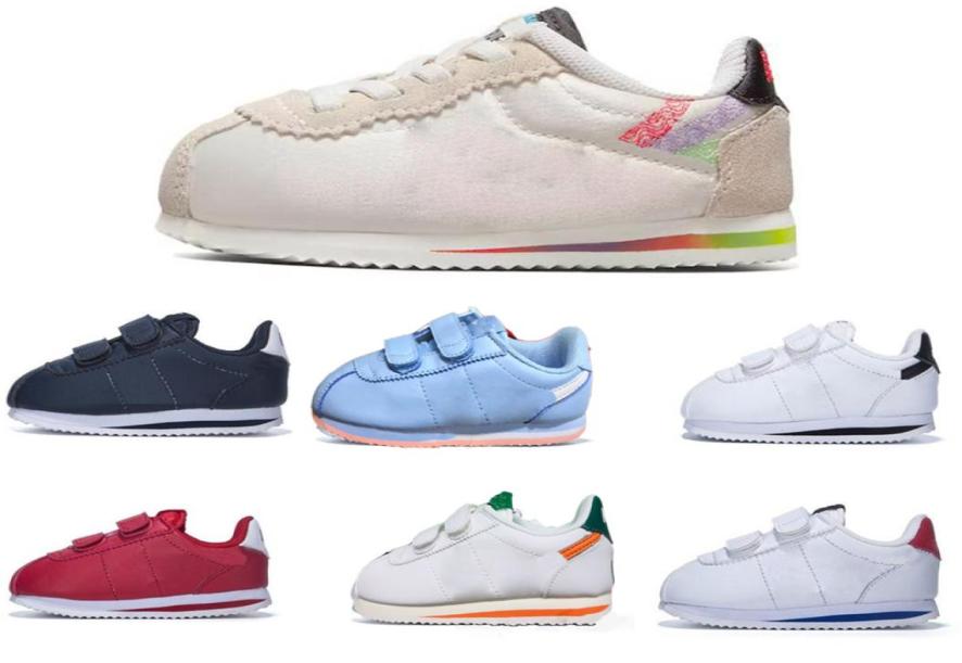 

Kid Be True Cortez Basic SL TDV Kids Running Shoes White black New Born Baby Sneakers Infant Run Children sports outdoor Small b2778094, Multi-color