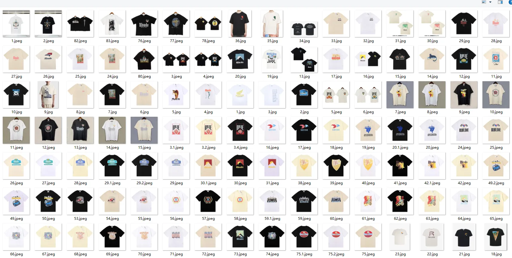 

Men Designer t-shirts Rhude t shirt rhude shirt wear summer round neck sweat absorbing short sleeves outdoor breathable cotton tees US SIZE S-XXL, 19