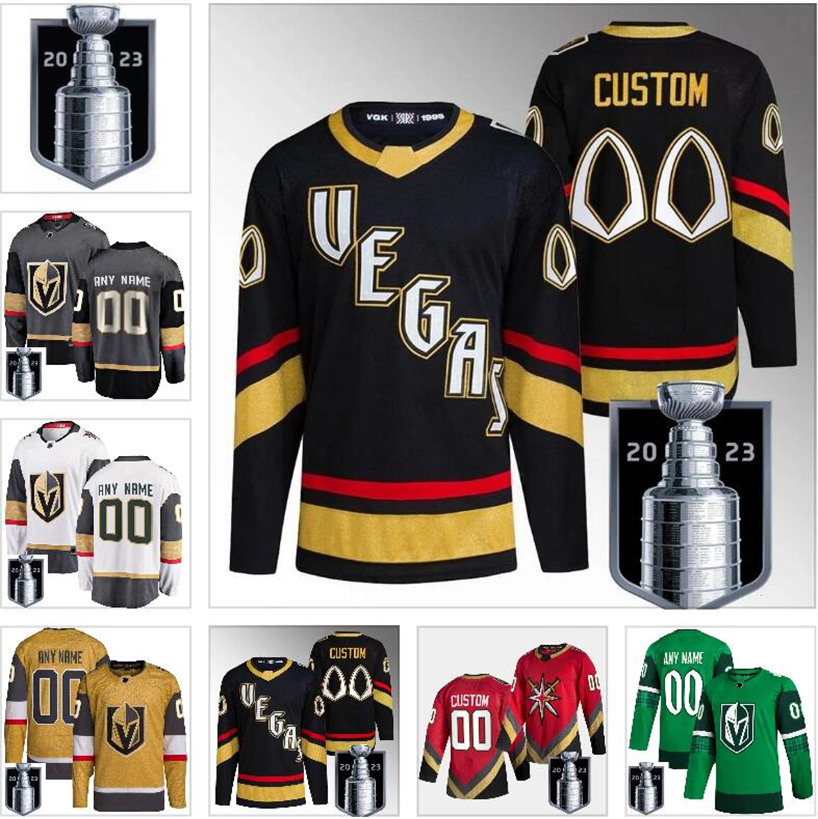 

2023 Stanley Cup Jerseys Custom Vegas Golden Knights Hockey NHLfq Jack Eichel Mark Stone William Karlsson Alex Pietrangelo Jonathan Marchessault Shea Theodore, Color