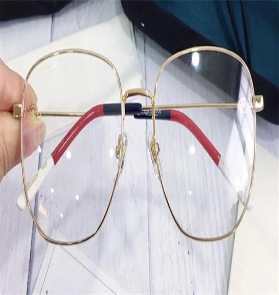 

New fashion designer Optical prescription glasses 0396 square frame popular style top quality selling HD clear lens5624391