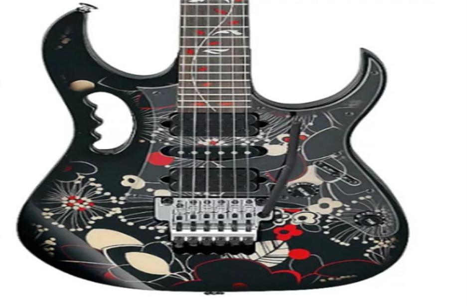 

Worldwide FAST SH JEM 77FP2 Floral Pattern 2 Steve Vai Electric Guitar Tree of Life inlay Floyd Rose Tremolo Locking Nut guitar8450418