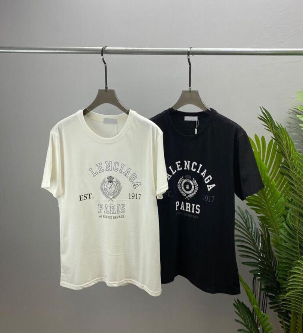 

Street fashion print men039s and women039s shortsleeved Tshirt summer trend loose street hiphop couple cool men039s sh7257629, White