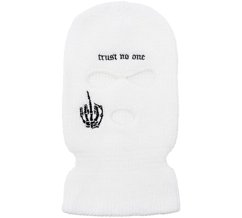 

Three Hole Knitted Hat Warm Ski Mask Balaclava FFFrain OHDH09309607, Black