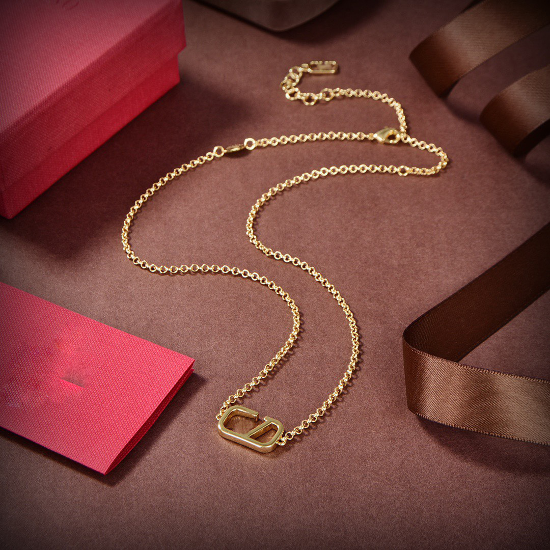 

Letter V Pendant Necklaces Designer Luxury Chokers Pearl Necklace For Women Jewelry Gold Valentinoity Necklace Woman 2353