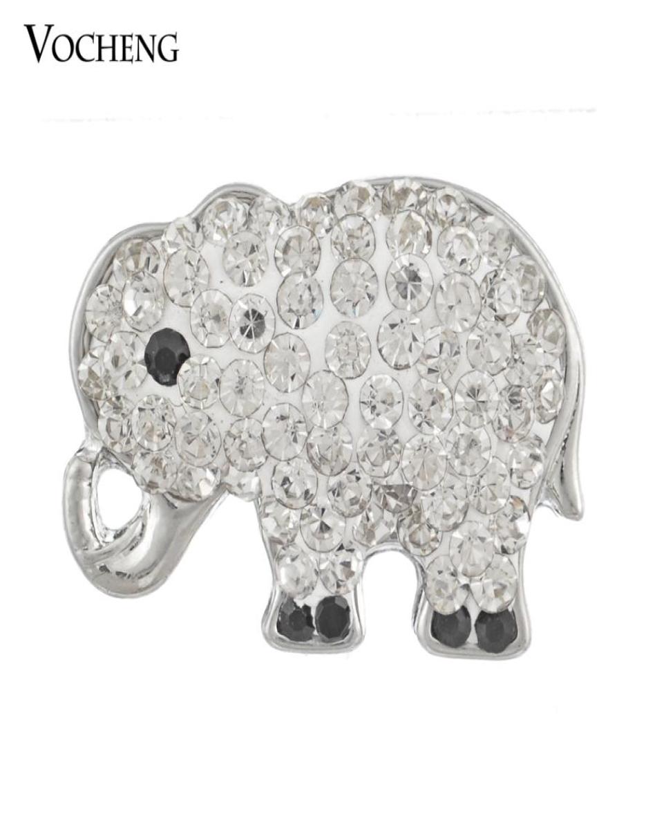 

Noosa Ginger Snaps 9 Colors Cute Elephant Interchangeable Crystal Buttons Jewelry Accessory Vocheng Vn4056638113
